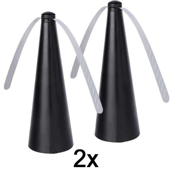 2x Ventilator za odbijanje muha – bez kemikalija, bez sprejeva, drži muhe podalje od hrane i stolova | FLYBEGONE